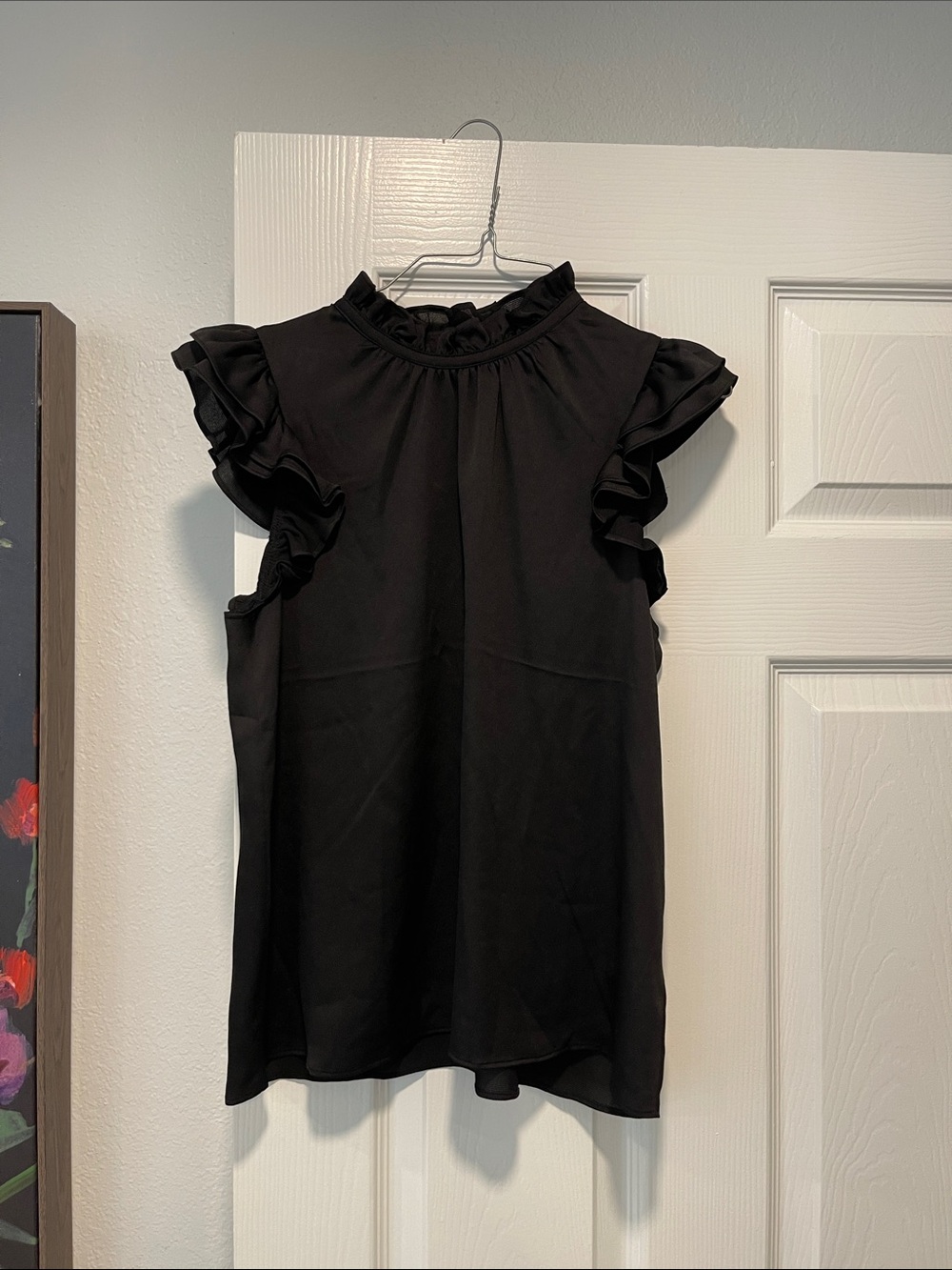 NWT Express Black Mock Neck Top